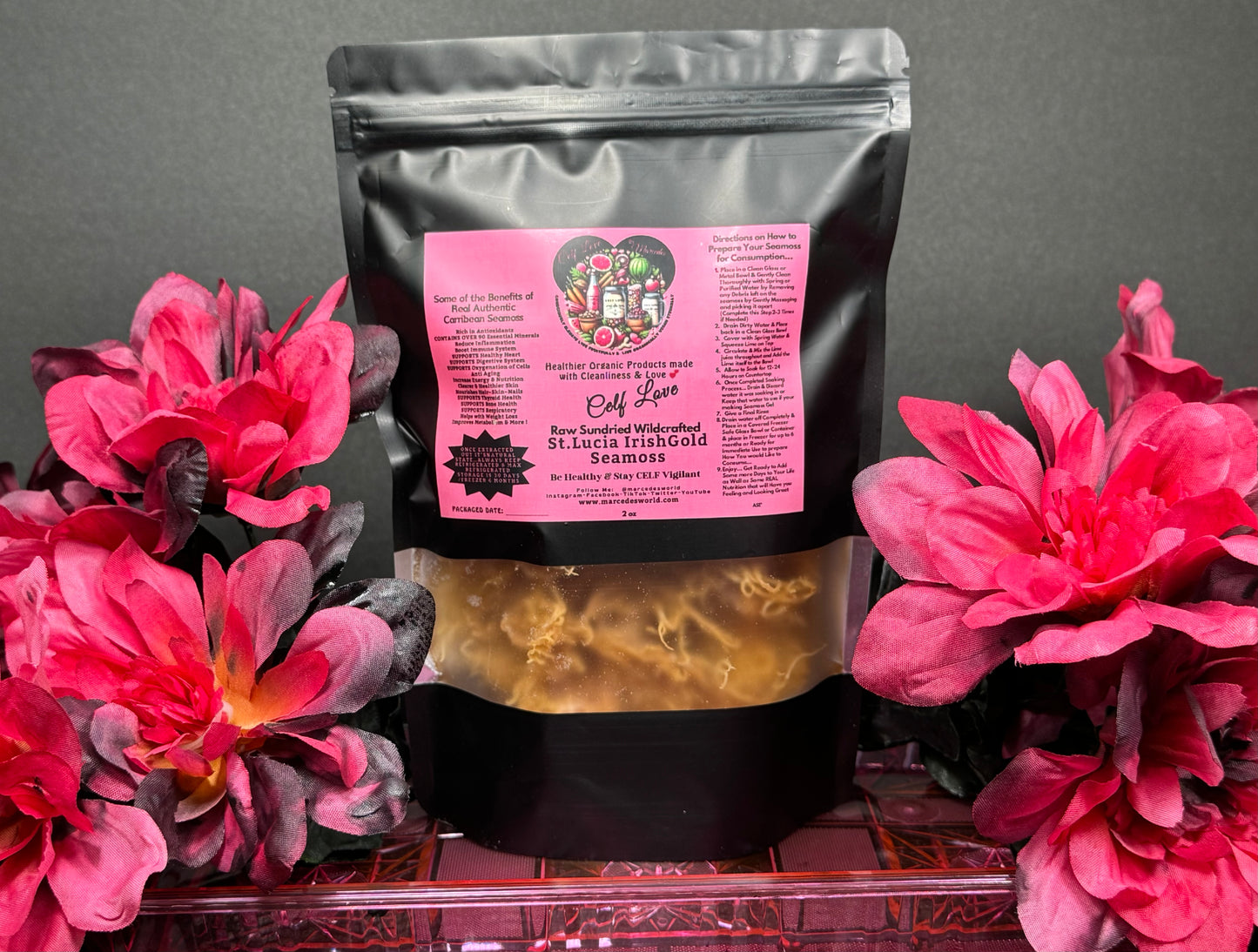 Celf Love Organics Authentic Raw Sea Moss